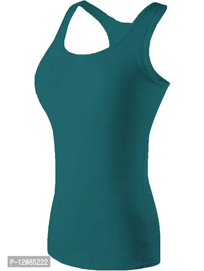 THE BLAZZE Women's Rib Racerback Tank Top