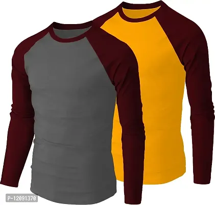 THE BLAZZE 0131 Men's Raglan Full Sleeve T-Shirts for Men