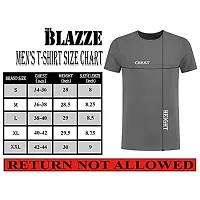 THE BLAZZE 0132 Men's Regular Fit T-Shirt(XL,Color_01)-thumb2