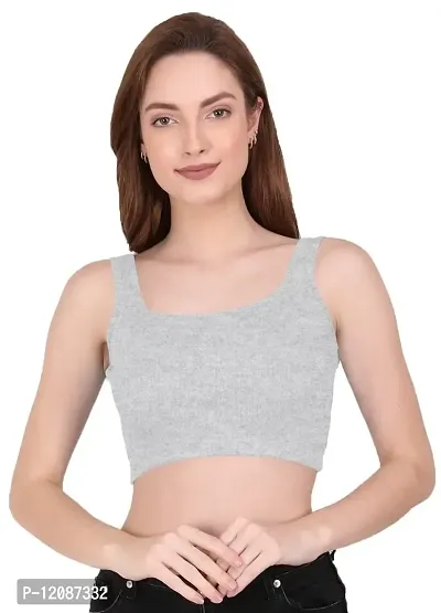 THE BLAZZE 1044 Women's Summer Basic Sexy Strappy Sleeveless Crop Top's(XS,Color_08)