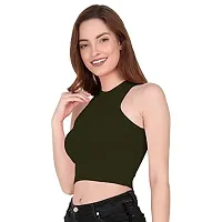 THE BLAZZE 1025 Sexy Women's Tank Tops Bustier Bra Vest Crop Top Bralette Blouse Top for Women(L,Color_04)-thumb2