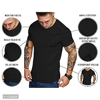 THE BLAZZE 0017 T-Shirts for Men (X-Large, Colour_6)-thumb3