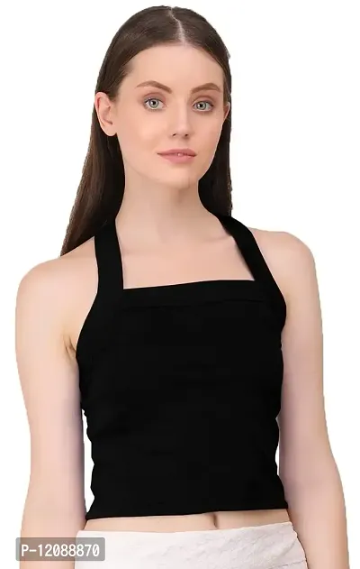 AD2CART A1710 Women's Basic Solid Stylish Crop Top