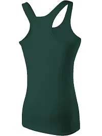 THE BLAZZE Women's Rib Racerback Tank Top-thumb1