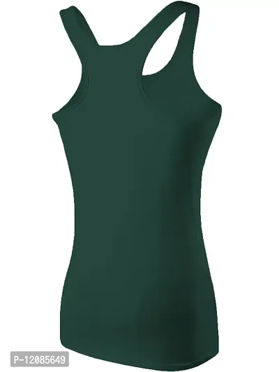 THE BLAZZE Women's Rib Racerback Tank Top-thumb2