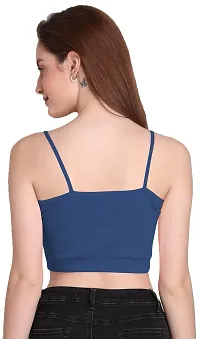 THE BLAZZE 1290 Women's Sleeveless Crop Tops Sexy Strappy Tees(XL,Color_07)-thumb2