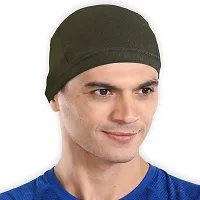 THE BLAZZE Skull Cap/Helmet Cap/Running Beanie - Ultimate Thermal Retention  Performance Moisture Wicking. Fits Under Helmets-Navy (1, Army Green+Royal Blue)-thumb1