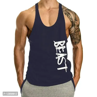 THE BLAZZE Men's Sleeveless T-Shirt Gym Tank Gym Tank Stringer Tank Tops Gym Vest Muscle Tee Gym Vest Vests Men Vest for Men T-Shirt for Men's
