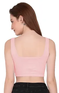 THE BLAZZE 1044 Women's Summer Basic Sexy Strappy Sleeveless Crop Top's(M,Color_10)-thumb1