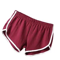 THE BLAZZE Women Sports Shorts Gym Workout Yoga Short Pack of 2-thumb2