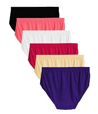 THE BLAZZE Women's Cotton Panties (QW-55_Color May Vary_80-85 cm; Medium)-thumb1