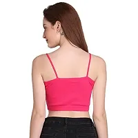 THE BLAZZE 1290 Women's Crop Top (XX-Large, Dark Pink)-thumb2