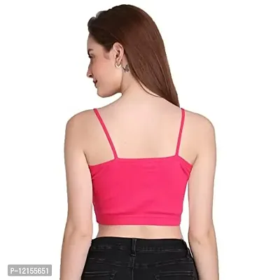 THE BLAZZE 1290 Women's Crop Top (XX-Large, Dark Pink)-thumb3