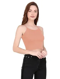 THE BLAZZE 1002 Women's Sleeveless Crop Tops Sexy Strappy Tees-thumb3