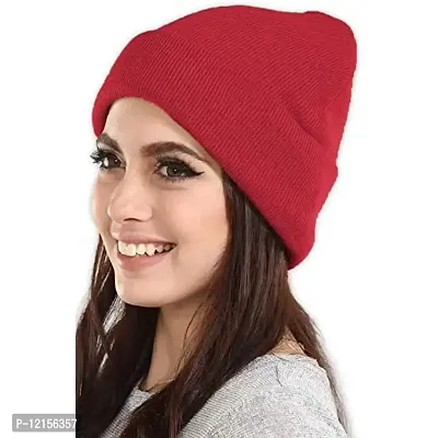 THE BLAZZE 2015 Unisex Winter Caps Pack Of 3 (Pack Of 3, Maroon,Navy,pink)-thumb4