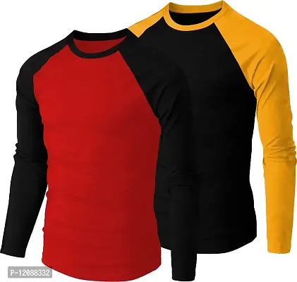 THE BLAZZE 0131 Men's Raglan Full Sleeve T-Shirts for Men