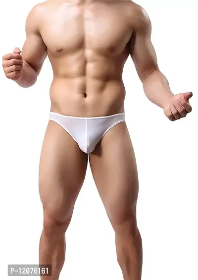 THE BLAZZE Men's Soft Low Rise G-String Underwear Sexy Mid Coverage Back Briefs