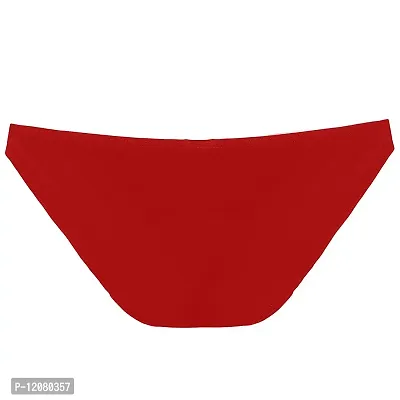 THE BLAZZE 0011 High Rise G-String Thong Men's Modern Brief (X-Large-(38/95cm), Red)-thumb2