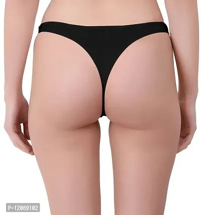 AD2CART A1012 Women's Thong Low Rise Sexy Solid G-String Thong Bikini T-String Sexy Lingerie Panties Briefs-thumb2