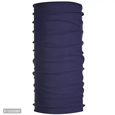 THE BLAZZE Outdoor Seamless Bandanas Tube,Womens and Mens Headband Headwear Headwrap (Navy)-thumb0