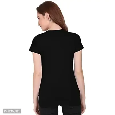 THE BLAZZE 1319 Women's Regular Solid Stylish Up and Down T-Shirts for Women (X-Large, Colour_03)-thumb3