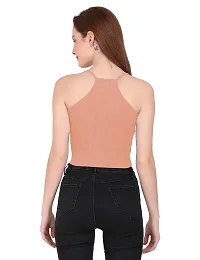 THE BLAZZE 1002 Women's Sleeveless Crop Tops Sexy Strappy Tees-thumb4