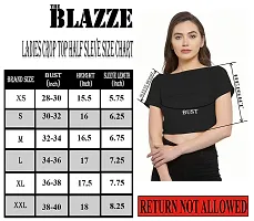 THE BLAZZE 1132 Sexy Women's Tank Tops Bustier Bra Vest Crop Top Bralette Blouse Top for Women (Large, Black)-thumb4