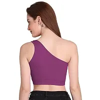 THE BLAZZE 1003 Women's Sleeveless Crop Tops Sexy Strappy Tees (Medium, Color_12)-thumb1