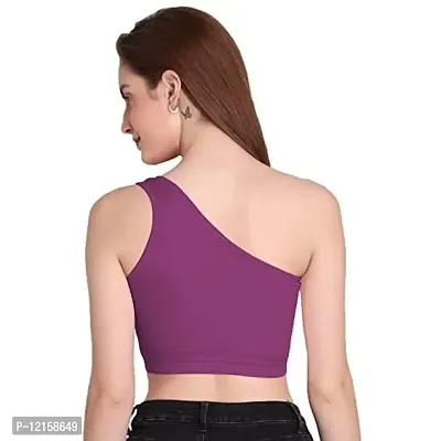 THE BLAZZE 1003 Women's Sleeveless Crop Tops Sexy Strappy Tees (Medium, Color_12)-thumb2