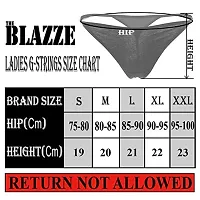 THE BLAZZE Women's Cotton Thongs (Pack of 4) (1015_Light Assorted_S)-thumb4