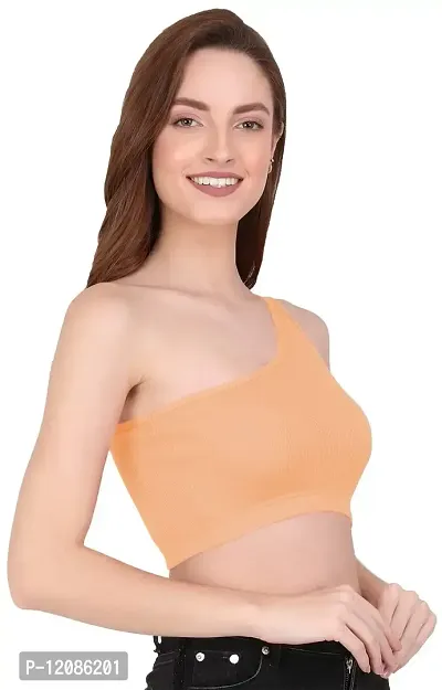 THE BLAZZE Womens Sleeveless Crop Tops Sexy Strappy Tees (Large, Baby Green)-thumb0