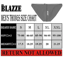 THE BLAZZE 0011 Men's Solid Sexy Thongs(S,Color_02)-thumb2