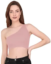 THE BLAZZE Women's Sleeveless Crop Tops Sexy Strappy Tee-thumb4