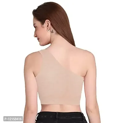 THE BLAZZE Women's Sleeveless Crop Tops Sexy Strappy Tees (L, Color_9)-thumb2