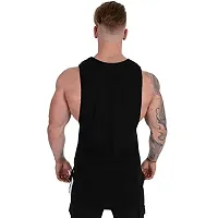 THE BLAZZE 0066 Men's Tank Tops Muscle Gym Bodybuilding Vest Fitness Workout Train Stringers (M,Color_01)-thumb1