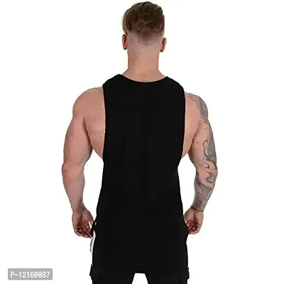 THE BLAZZE 0066 Men's Tank Tops Muscle Gym Bodybuilding Vest Fitness Workout Train Stringers (M,Color_01)-thumb2