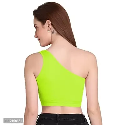 THE BLAZZE 1003 Women's Sleeveless Crop Tops Sexy Strappy Tees (Medium, Color_02)-thumb2