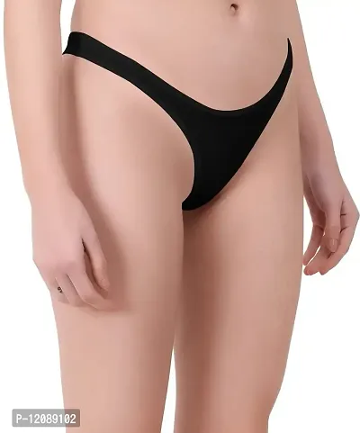 AD2CART A1012 Women's Thong Low Rise Sexy Solid G-String Thong Bikini T-String Sexy Lingerie Panties Briefs-thumb3