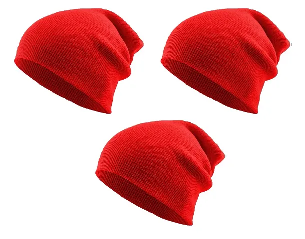 THE BLAZZE 2015 Winter Beanie Cap for Men and Women (1, Pink)