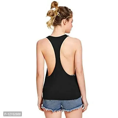 Buy THE BLAZZE Women's Gym Vest Yoga Sleeveless Backless Running Vest  Jogging Gym Fitness Tank Top (Medium(34?/85cm - Chest), Black) Online In  India At Discounted Prices