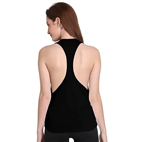 THE BLAZZE 1005 Women's Gym Vest Tank Top Camisole Women Spaghetti Racerback Crop Top Active Wear Yoga Workout Top