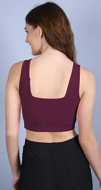 THE BLAZZE 1044 Women's Summer Basic Sexy Strappy Sleeveless Crop Tops(XS,Color_11)-thumb2