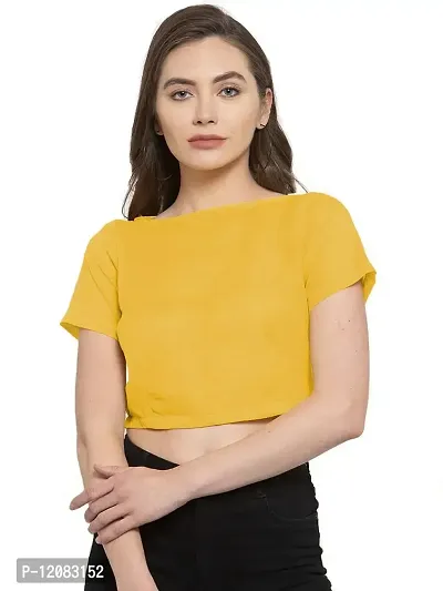 THE BLAZZE 1132 Women's Top (Small, Yellow)