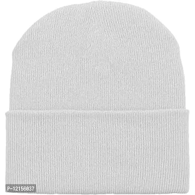 THE BLAZZE 2015 Unisex Winter Caps (1, White)-thumb2