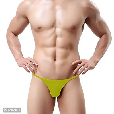 THE BLAZZE Men's Cotton Briefs (Pack of 1) (QW-54_G - Green_M)