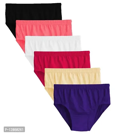 THE BLAZZE Women's Cotton Panties (QW-55_Color May Vary_80-85 cm; Medium)-thumb0