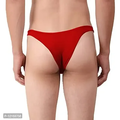 THE BLAZZE 0010 Men's G-String Thong Sexy Low Mid High Underwear Thongs for Men(XL_Combo_04)-thumb2