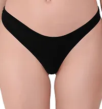 AD2CART A1011 Women's Thong Low Rise Sexy Solid G-String Thong Bikini T-String Sexy Lingerie Panties Briefs-thumb1