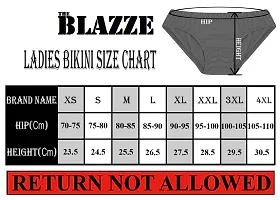 THE BLAZZE 1020 Women's Lingerie Panties Hipsters Briefs G-Strings Thongs Underwear Womens's Cotton Boy Shorts Women Bikinis for Woman-thumb3