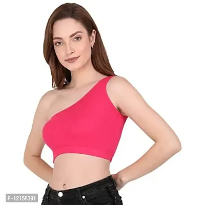 THE BLAZZE 1003 Women's Sleeveless Crop Tops Sexy Strappy Tees (Large, Colour_8)-thumb3